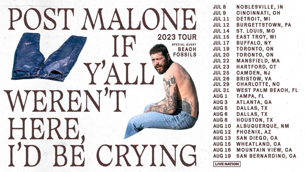 Post Malone Announces “If Y’all Weren’t Here, I’d Be Crying” Tour